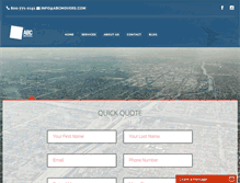Tablet Screenshot of abcmovers.com